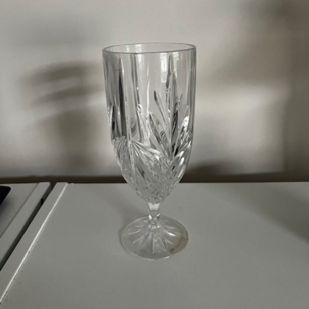 Six Milano by Godinger Lead Crystal Iced Teas